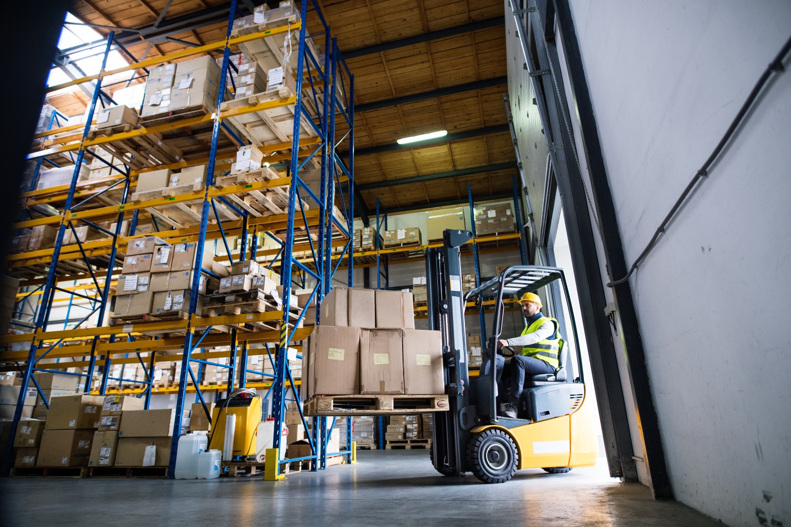 speed control in a warehouse