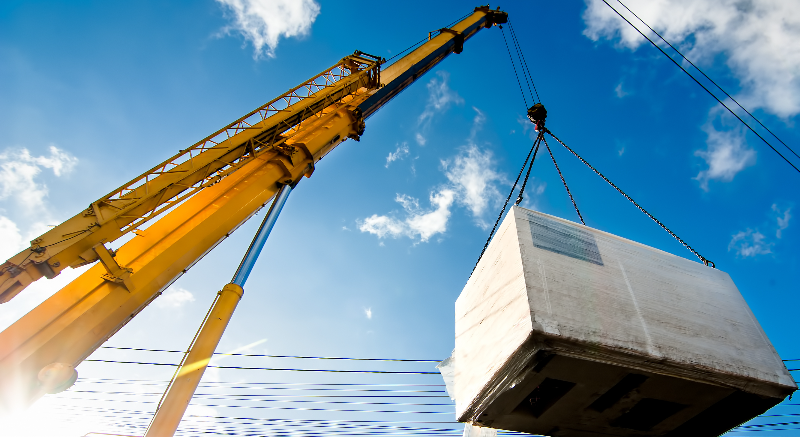 Feature Crane Lifting Shipping Container Wireless mounted camera