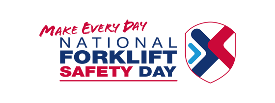 Logo for National Forklift Safety Day 2025.